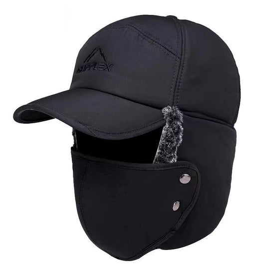 Stay Warm and Stylish This Winter with Our Thickened Artificial Fur Baseball Hat for Men and Women - Perfect for Cycling, Skiing, and Outdoor Adventures!