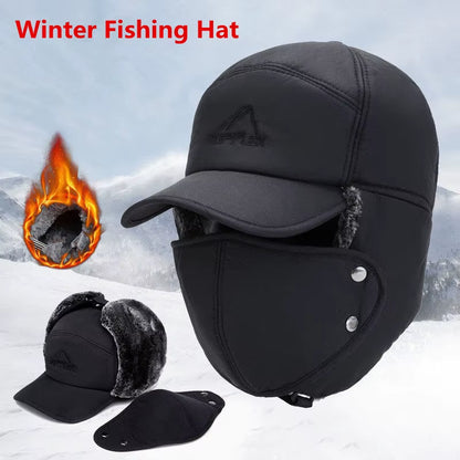 Stay Warm and Stylish This Winter with Our Thickened Artificial Fur Baseball Hat for Men and Women - Perfect for Cycling, Skiing, and Outdoor Adventures!